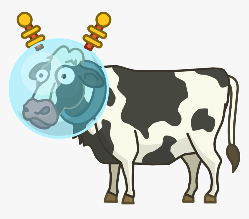 Spacecow - Cow In Space Png, Transparent Png, Free Download