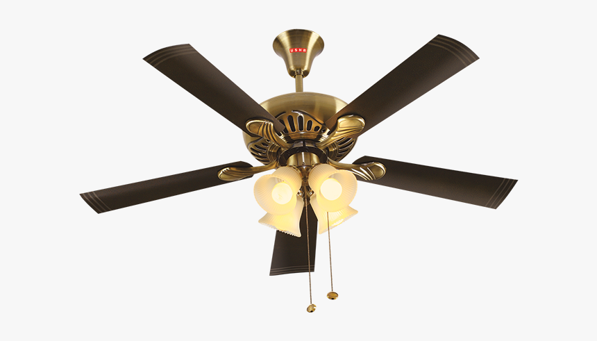 Antique Brass - Ceiling Fan, HD Png Download, Free Download