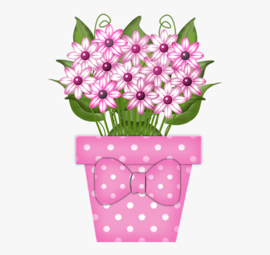 Flowers On The Pot Clip Arts, HD Png Download, Free Download