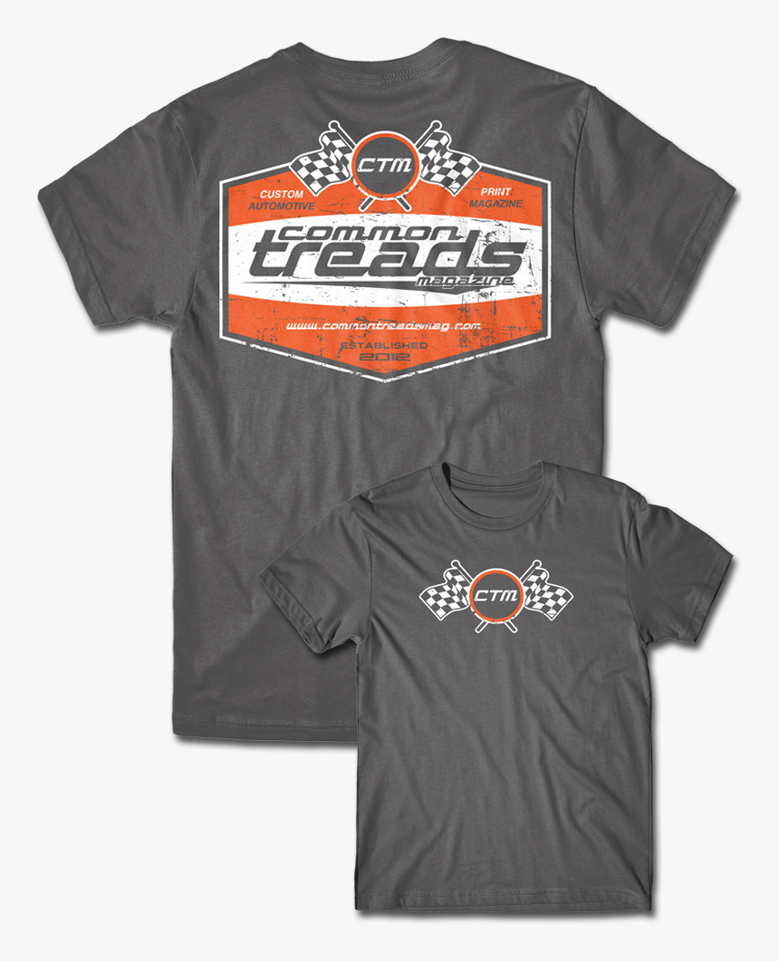 Image Of Common Treads Magazine Vintage Sign T-shirt - Active Shirt, HD Png Download, Free Download