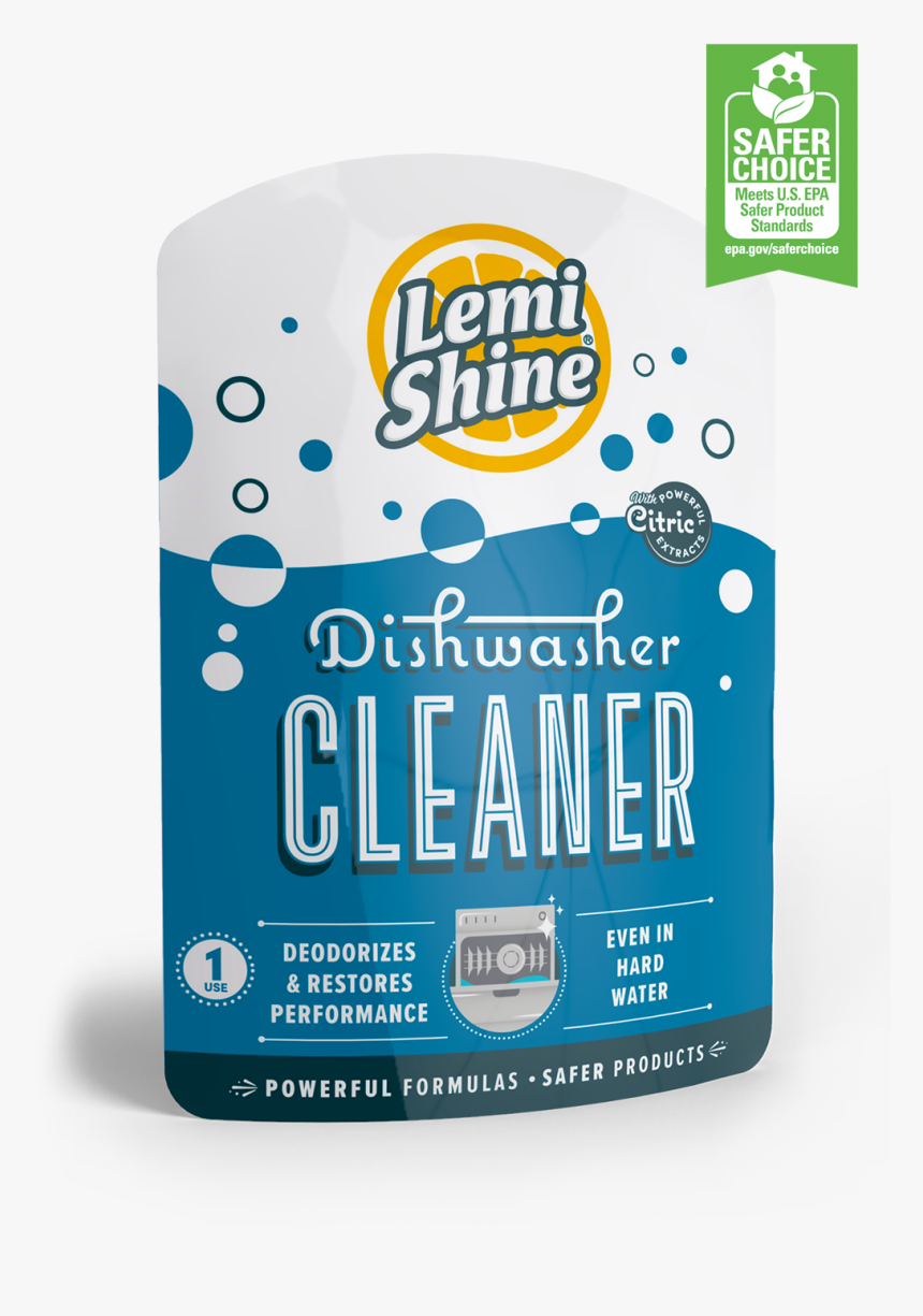 Dishwasher Cleaner 1 Use - Lemi Shine Dishwasher Cleaner, HD Png Download, Free Download