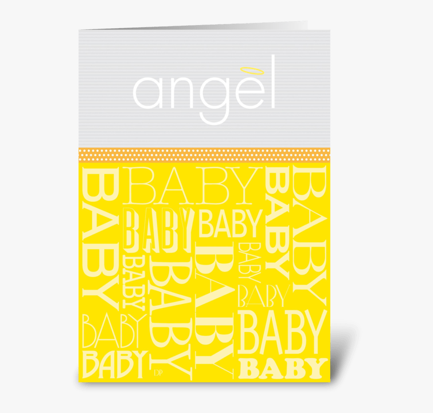 Baby Angel Greeting Card - Poster, HD Png Download, Free Download