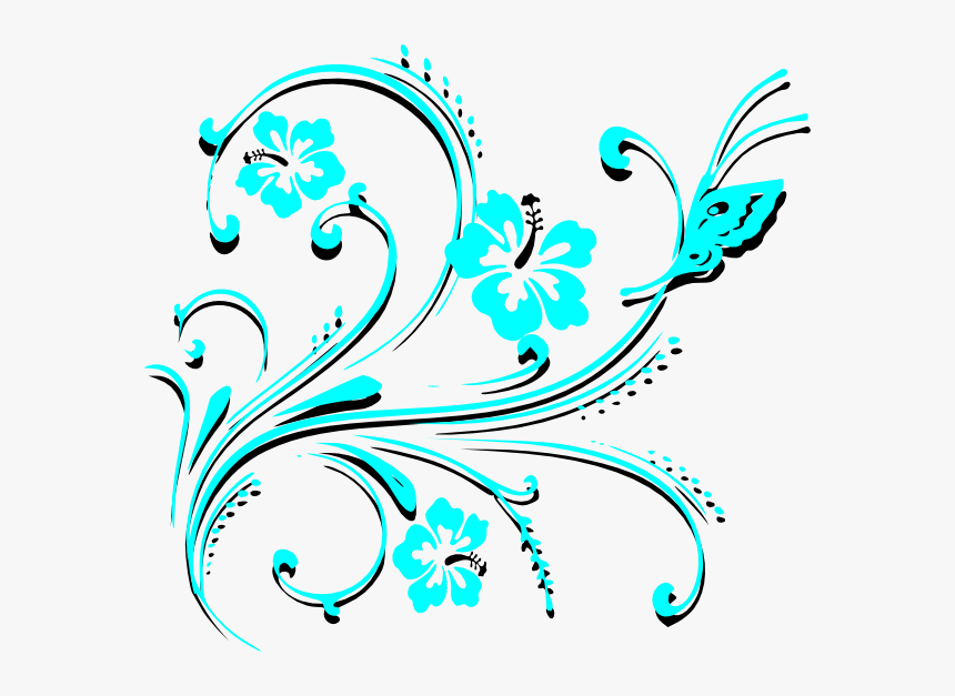 Butterfly Scroll Clip Art Vector Online Royalty Free - Clipart Shadi Card Design, HD Png Download, Free Download