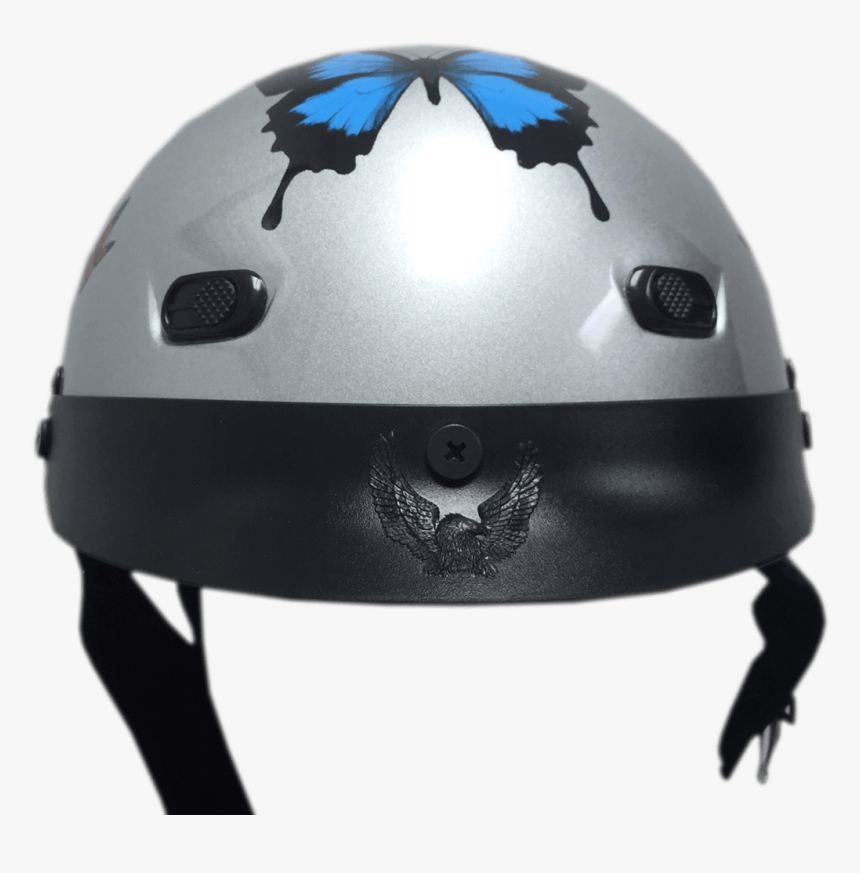 Dot Butterfly Shorty Motorcycle Helmet - Bicycle Helmet, HD Png Download, Free Download