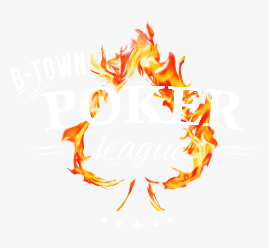 B-town Poker League - Poker Chips On Fire, HD Png Download, Free Download