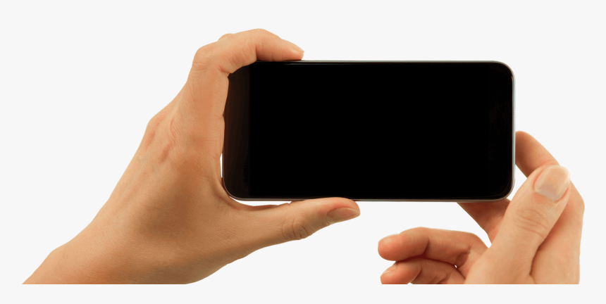 Smartphone On Hands Png , Png Download - Smartphone, Transparent Png, Free Download