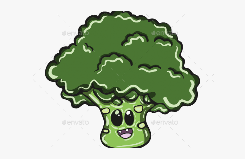 Broccoli Clipart Cute - Broccoli Clipart Png, Transparent Png, Free Download