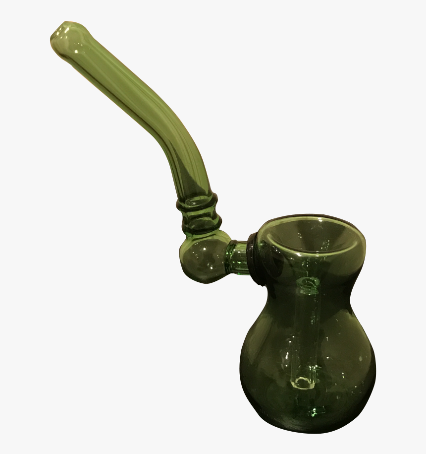 Green Glass Smoking Pipe - Ceramic, HD Png Download, Free Download