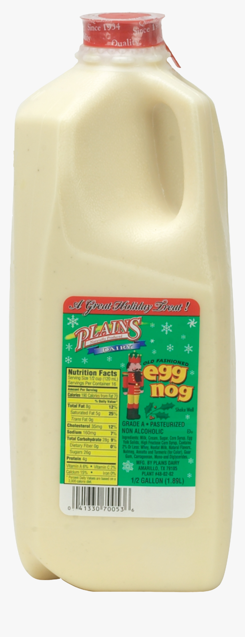 Eggnog Brands Gallon Milk, HD Png Download, Free Download