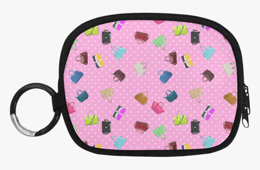 Little Purses And Pink Polka Dots Coin Purse - Handbag, HD Png Download, Free Download