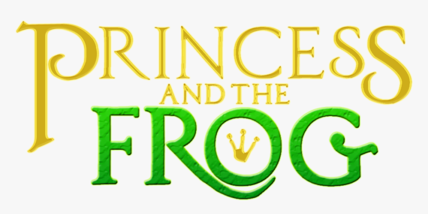 Princess And The Frog Font Poster Graphic - Princess And The Frog Lettering, HD Png Download, Free Download