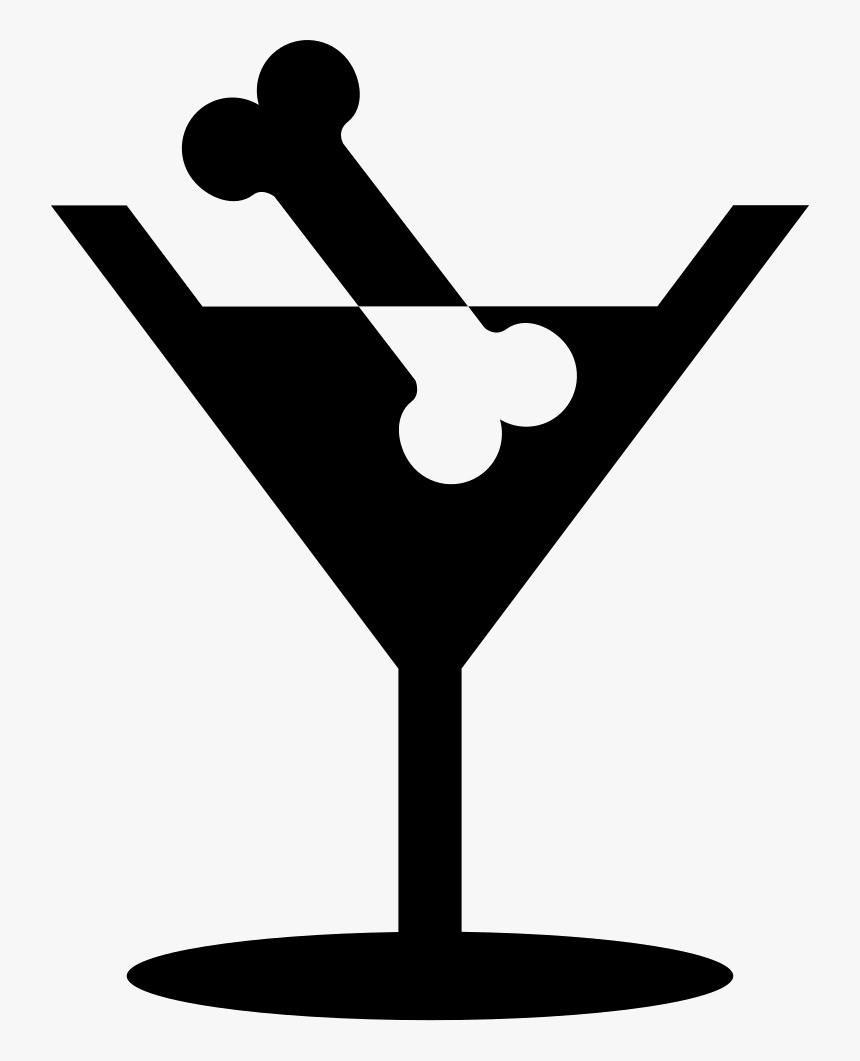 Cocktail Drink With Bone - Cocktail, HD Png Download, Free Download