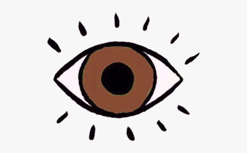 #png #freetoedit #eye #brown - Eye Tattoo Old School, Transparent Png, Free Download