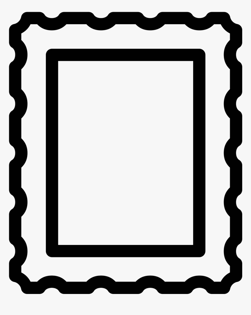 Post Stamp Icon - Picture Frame, HD Png Download, Free Download