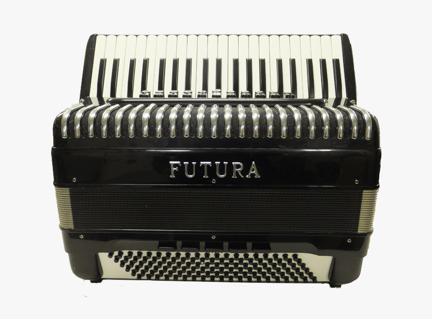 Futura 4/5 Reeds Black 120 Bass Accordion - Acordeon, HD Png Download, Free Download