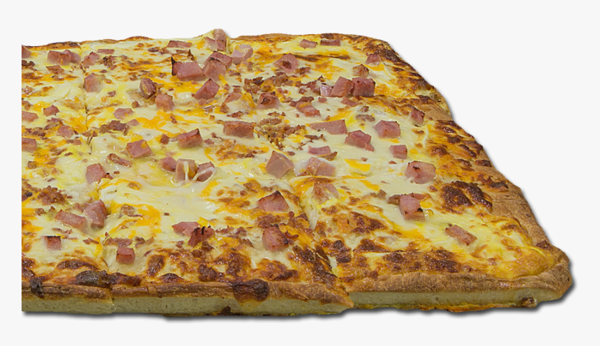 Breakfast Pizza With Ham, Bacon And Eggs - Quiche, HD Png Download, Free Download