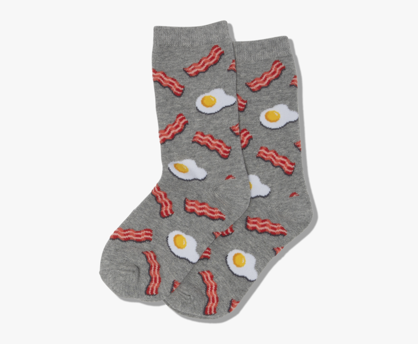 Kid"s Eggs And Bacon Socks"
 Class="slick Lazy Image - Sock, HD Png Download, Free Download