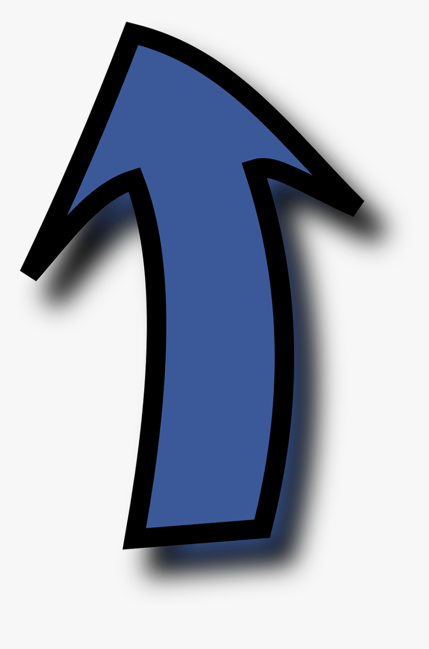 Blue Arrow Cartoon Png, Transparent Png, Free Download