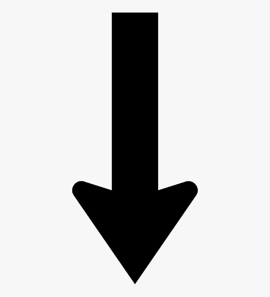 Png Down Pluspng - Arrow Down Clipart Png, Transparent Png, Free Download