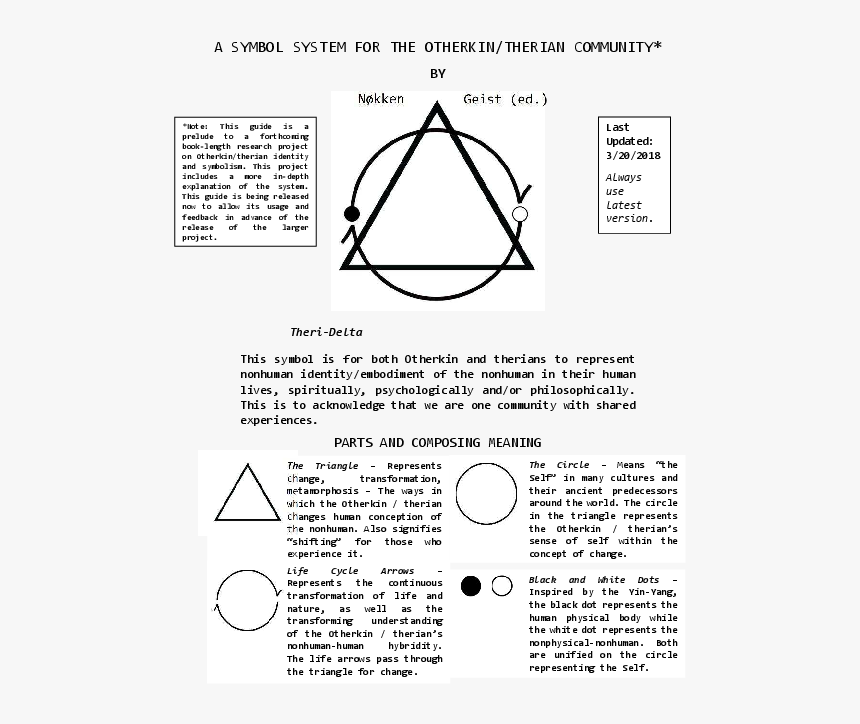 Otherkin Symbol, HD Png Download, Free Download