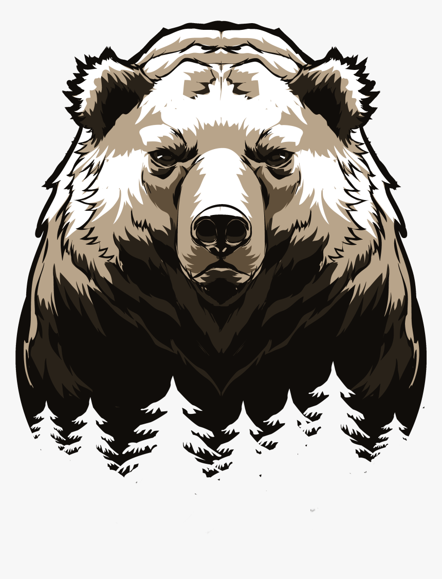 Grizzly Bear - Grizzly Bear Vector Png, Transparent Png, Free Download