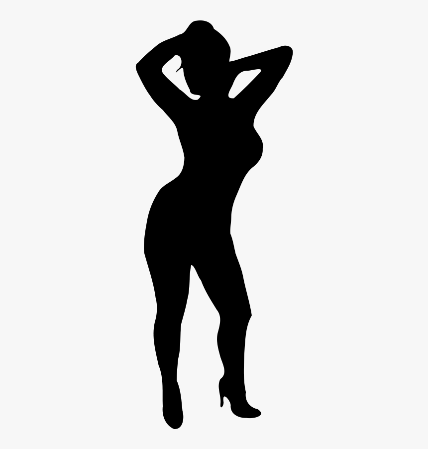 Silhouette Woman Female Clip Art - Sexy Woman Silhouette Png, Transparent Png, Free Download