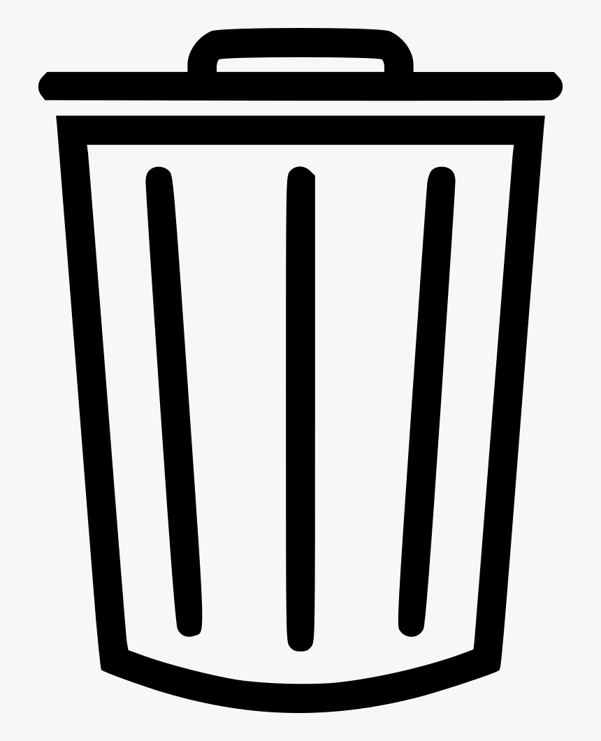 Dustbin - Dustbin Line Art, HD Png Download, Free Download