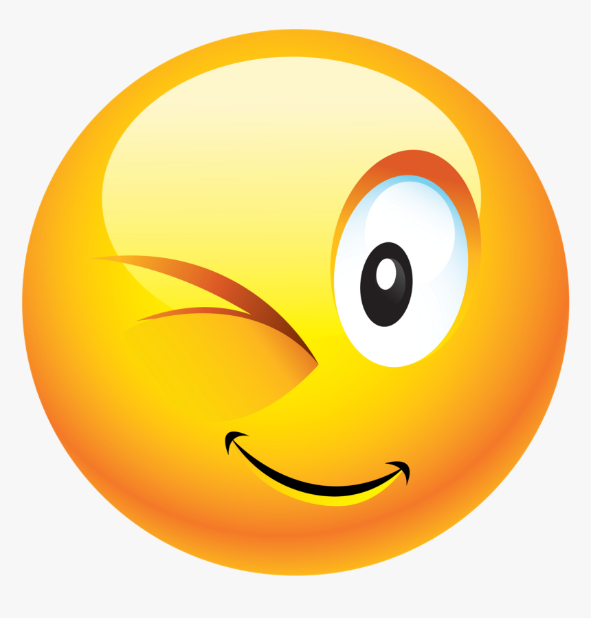 Emoticon Smiley Wink Clip Art - Smiles For Whatsapp Dp, HD Png Download, Free Download