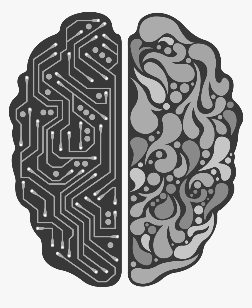 Clip Art Artificial Intelligence Icon Clipart - Left Brain Right Brain Transparent, HD Png Download, Free Download