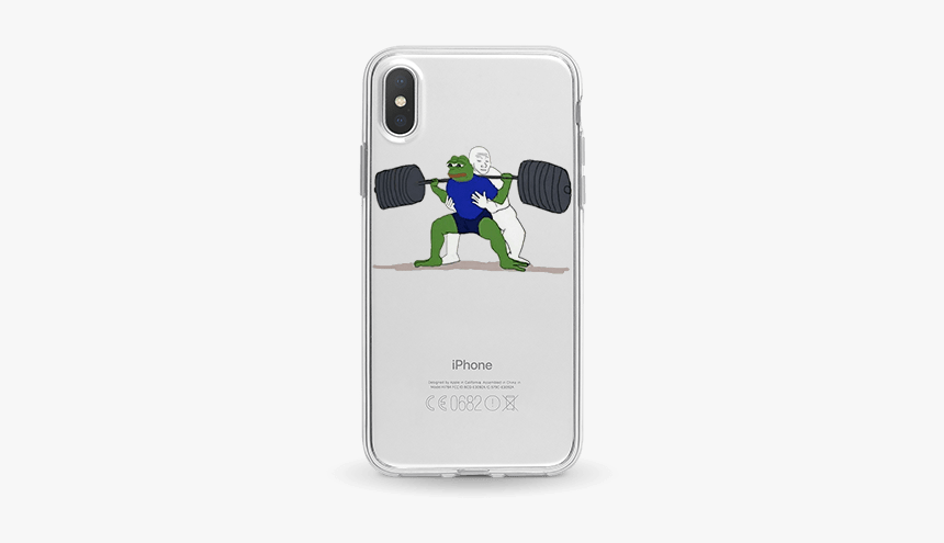 Weightlifting Wojak Pepe - Iphone, HD Png Download, Free Download