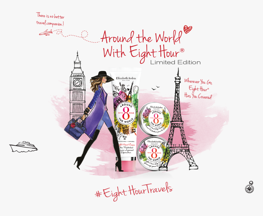 Elizabeth Arden Around The World With 8 Hour, HD Png Download, Free Download