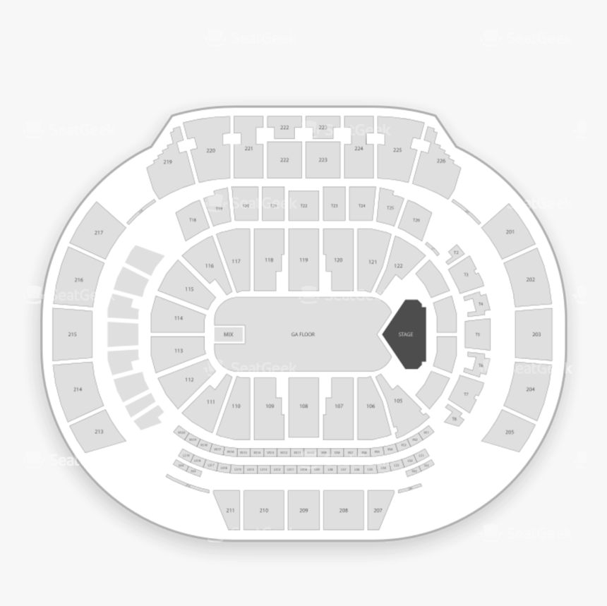 State Farm Arena Atlanta Seating Chart, HD Png Download kindpng