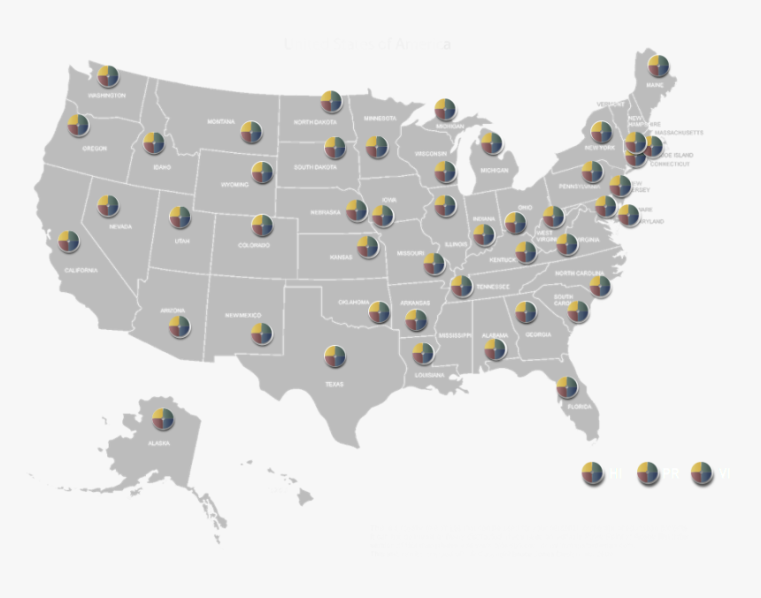 Transparent States Png - Sigma Lambda Gamma Chapters, Png Download, Free Download