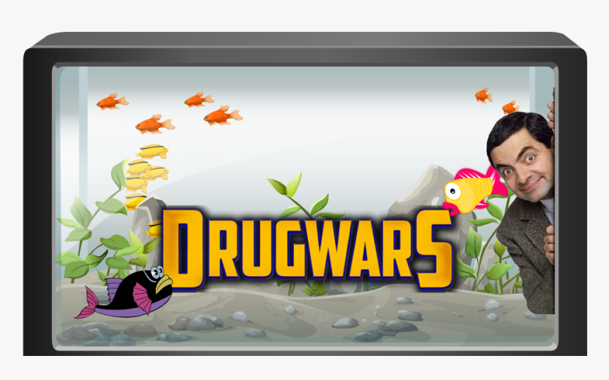 Bean & Other Famous People Playing Drugwars Something - Aquarium Fish Tank Vector, HD Png Download, Free Download