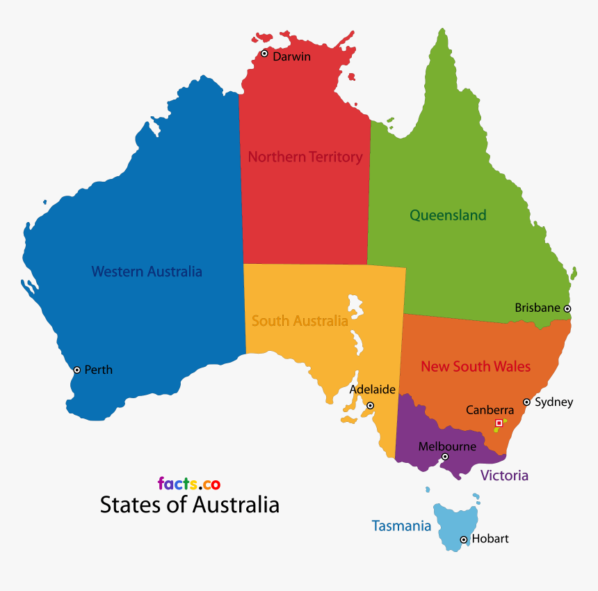 Map Of Australia, HD Png Download, Free Download