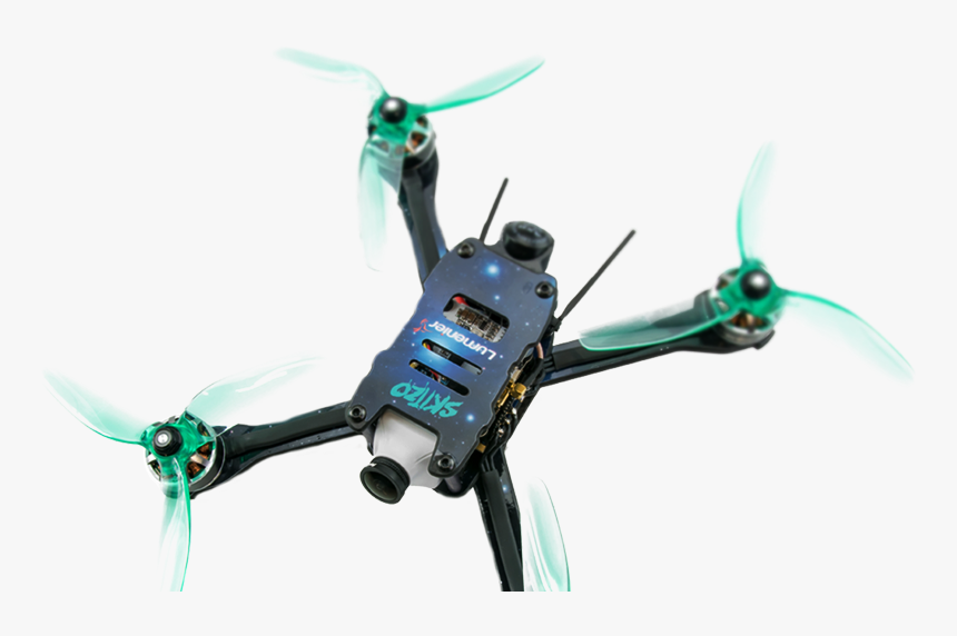 Qav-skitzo Dark Matter Fpv Freestyle Quadcopter - Helicopter Rotor, HD Png Download, Free Download