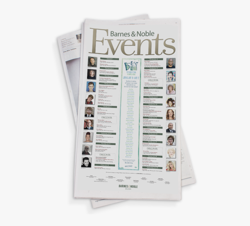 Barnes And Noble Newspaper - Flyer, HD Png Download, Free Download