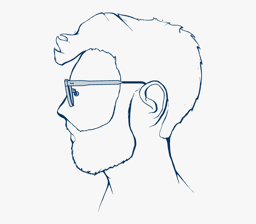 Perfect Fit For Glasses Frames - Sketch, HD Png Download, Free Download