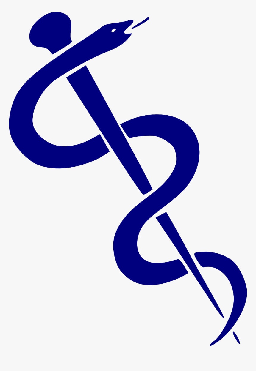 Red Rod Of Asclepius, HD Png Download - kindpng