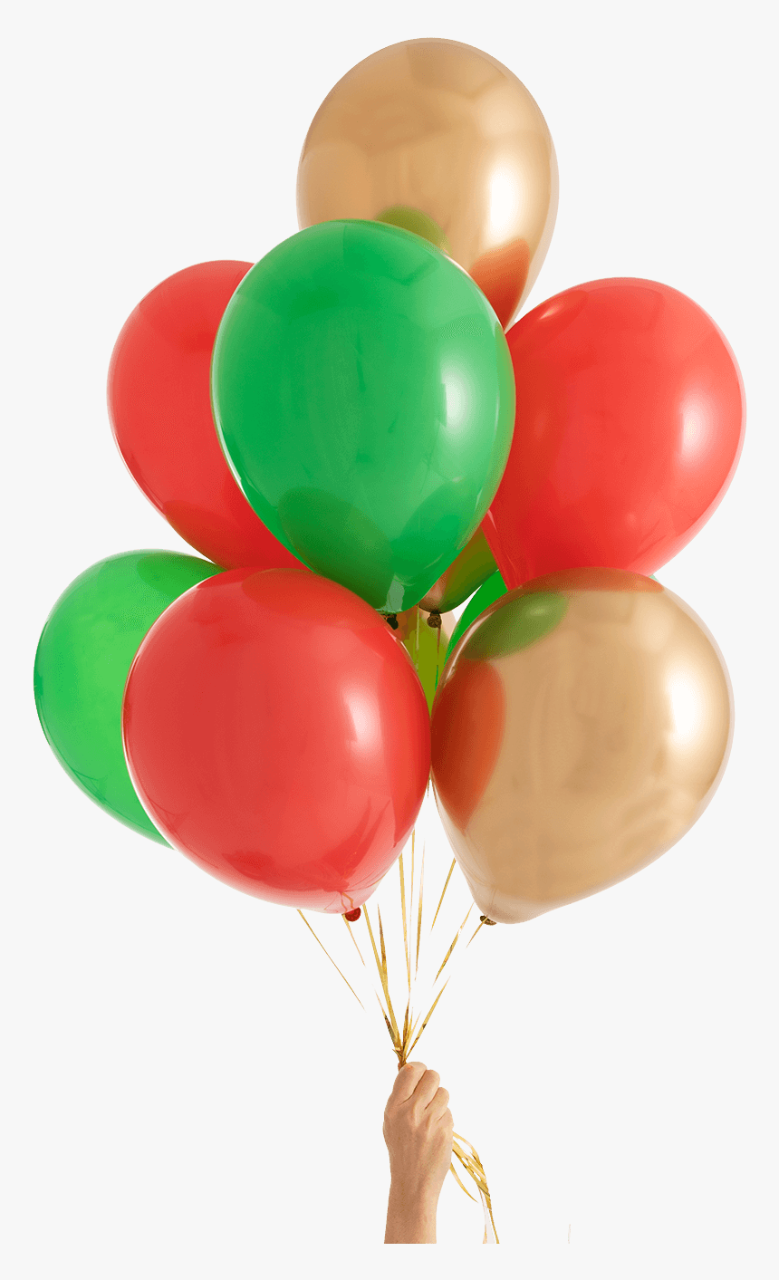 Christmas Party Balloons - Balloon, HD Png Download, Free Download