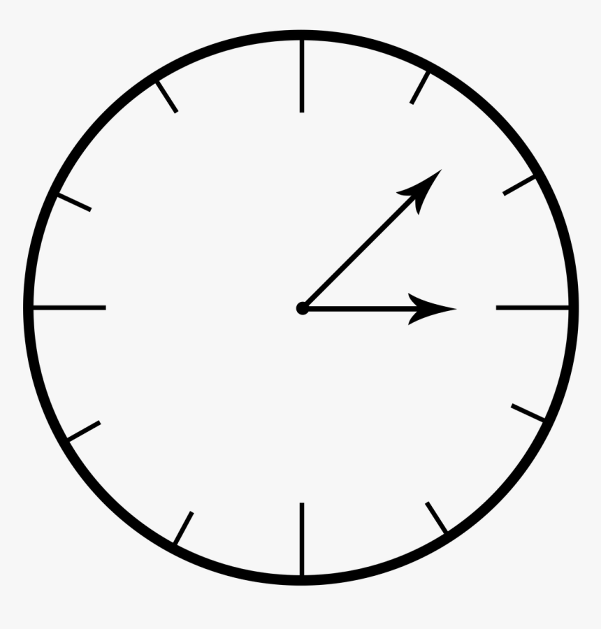 Watch Time Timetable - Clock Showing 12.15, HD Png Download, Free Download