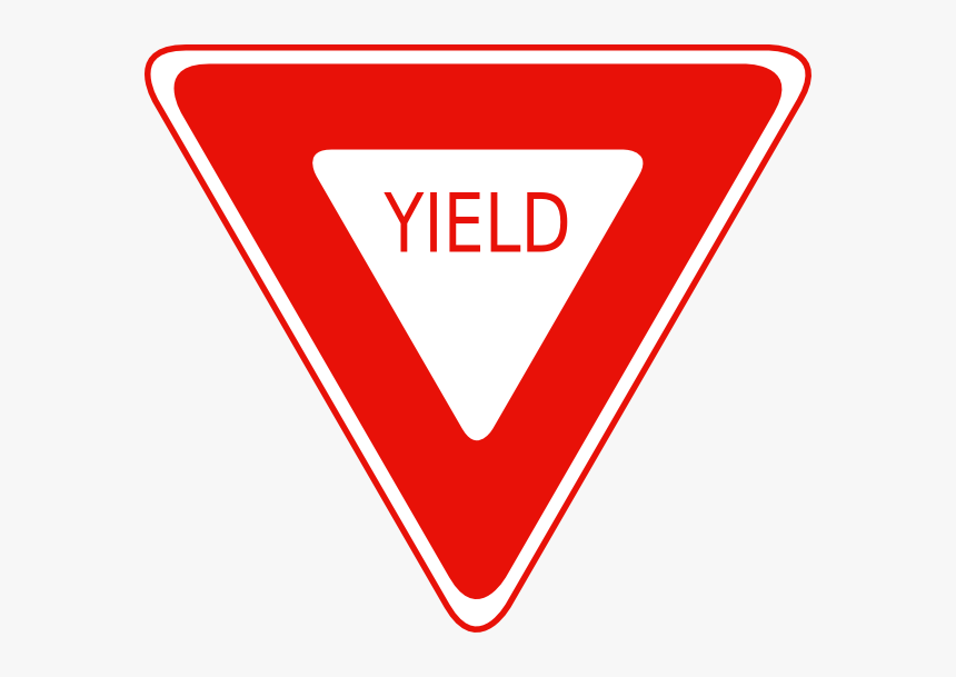 Download Confronting - Yield Sign Clip Art Free, HD Png Download, Free Download