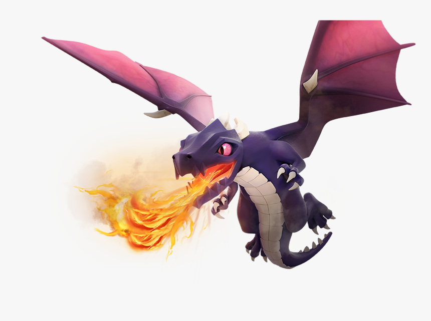 Coc Dragon Png - Clash Of Clash Dragon, Transparent Png, Free Download