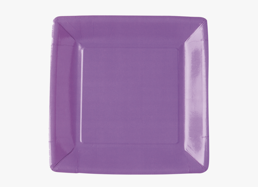 Colored Purple Square 23cm - Plate, HD Png Download, Free Download