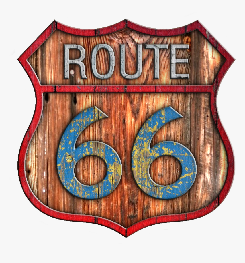 Transparent Route 66 Sign Png - Route 66 Wood Sign, Png Download, Free Download