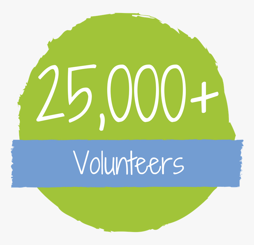 25000 Volunteers Graphic - La Grelha, HD Png Download, Free Download