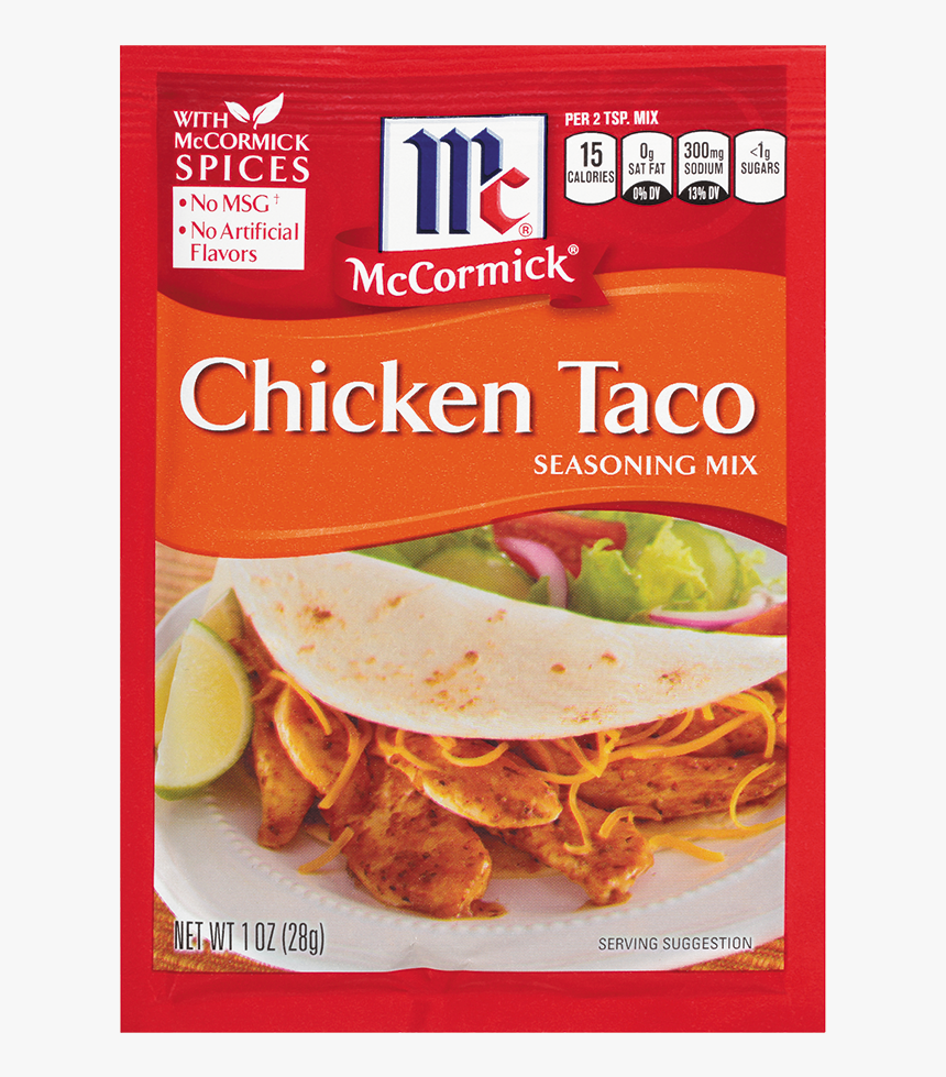 Mccormick's Chicken Taco Seasoning, HD Png Download, Free Download