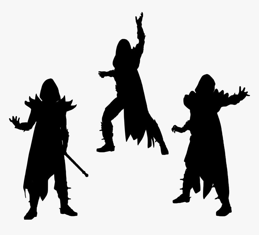 Wizard Silhouette Png, Transparent Png, Free Download