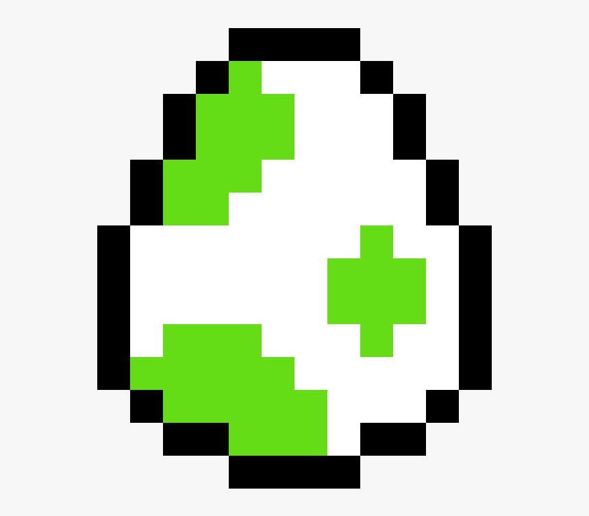 Pixel Yoshi Egg, HD Png Download, Free Download