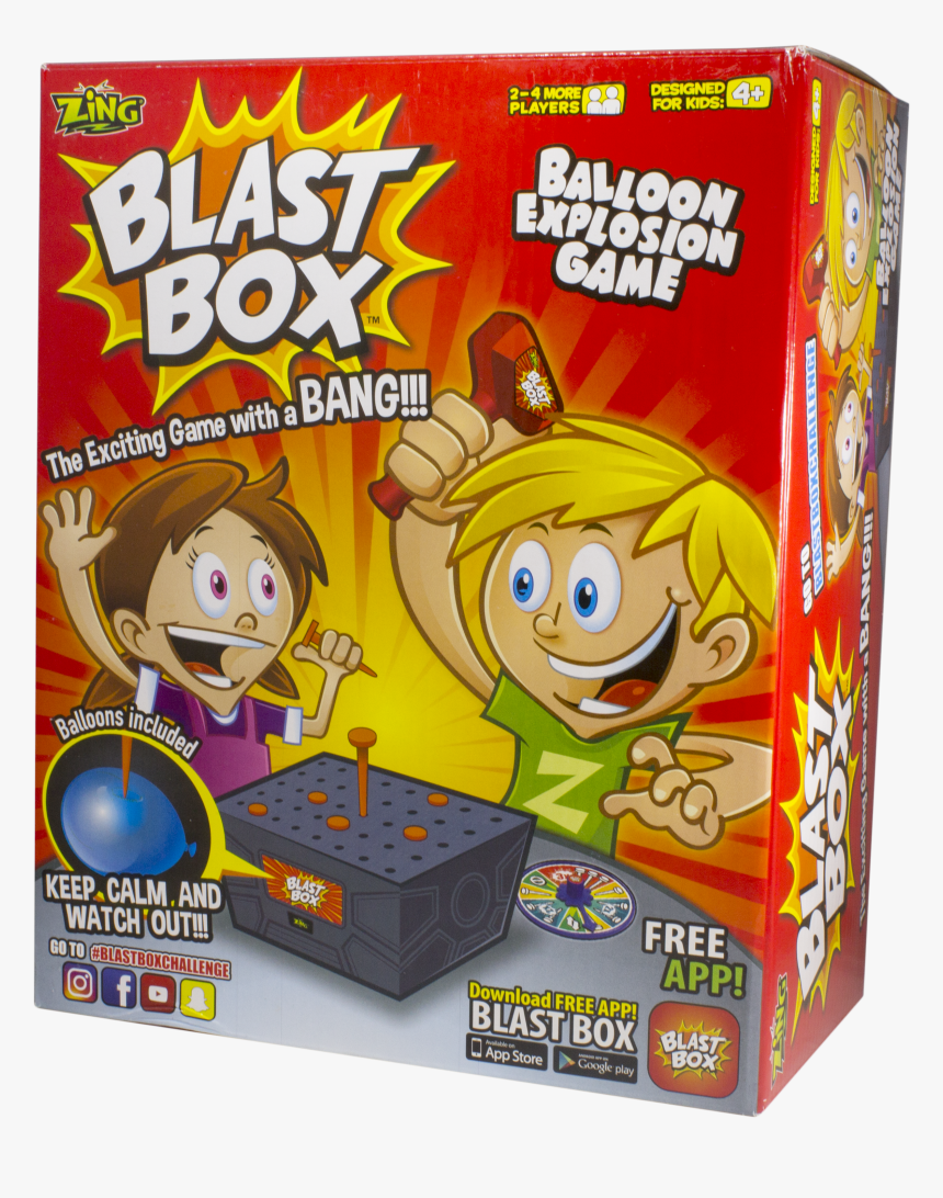 Make Family Game Time A Blast With Blast Box - Blast Box Balloon Game, HD Png Download, Free Download